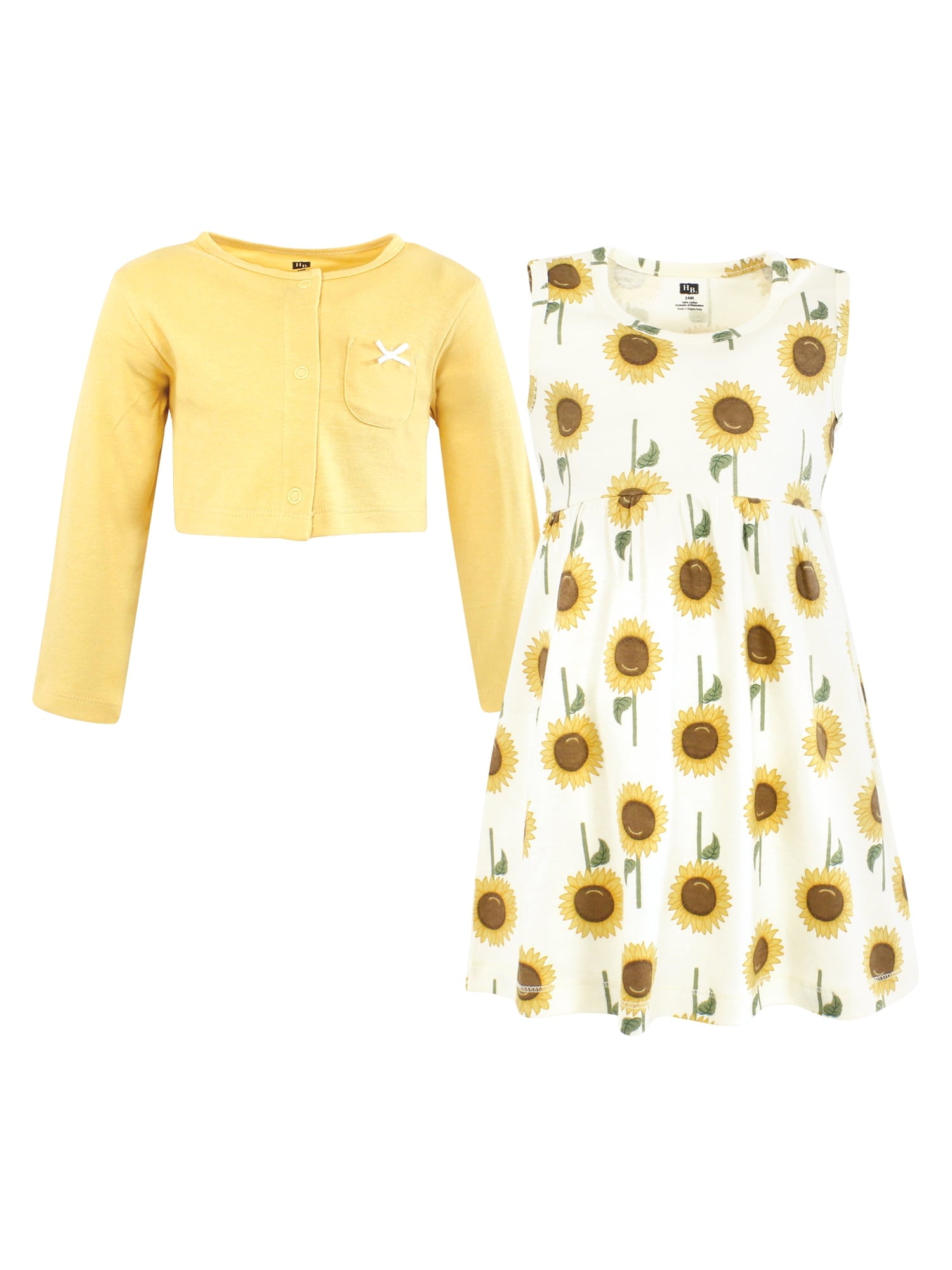 Hudson Baby Dress and Cardigan, Sizes 18 Months- 5T