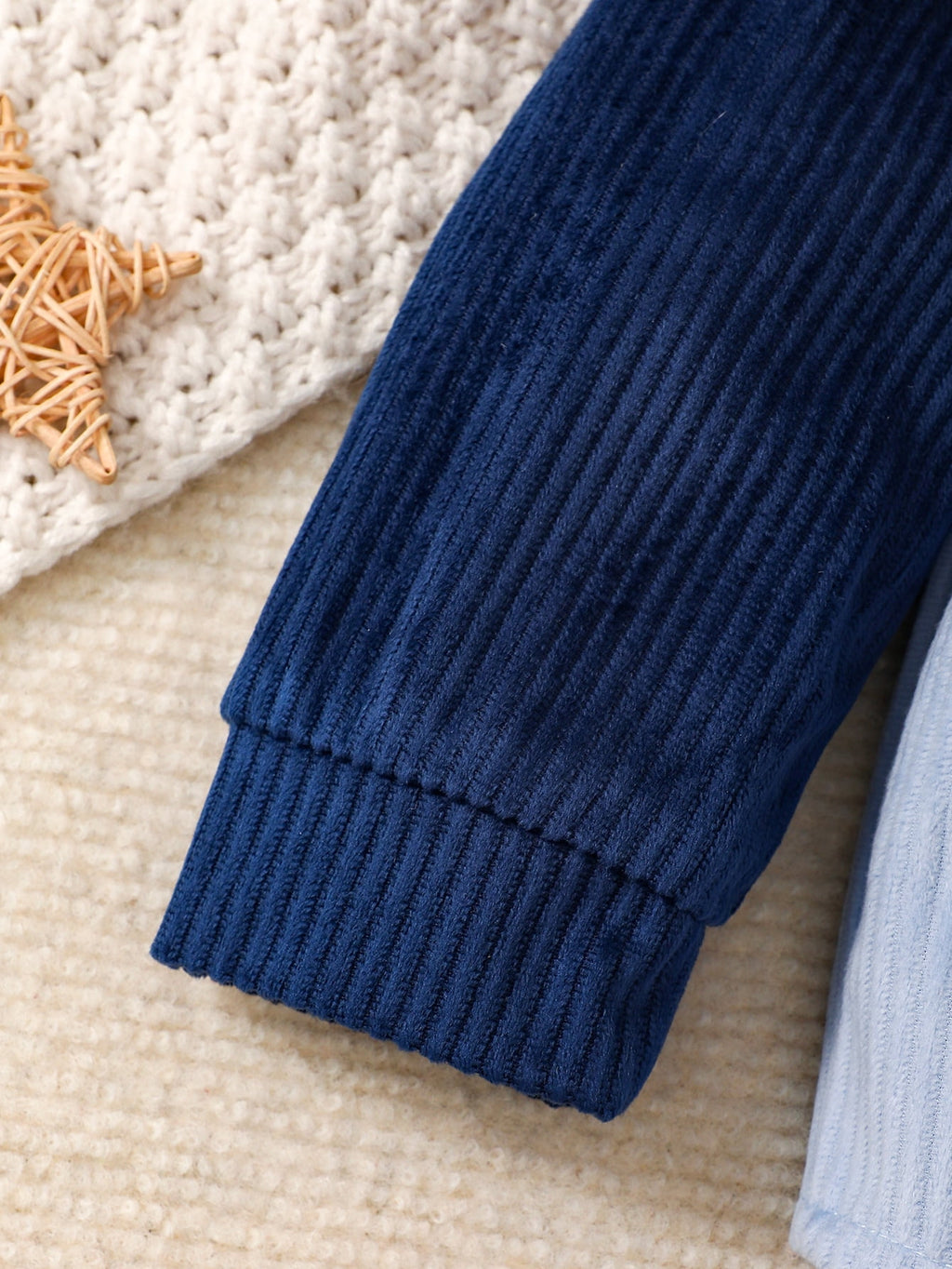 18 Months Baby Boys Clothes 24 Months Boys Long Seeve Tops Toddler Boys Patchwork Jacket Blue