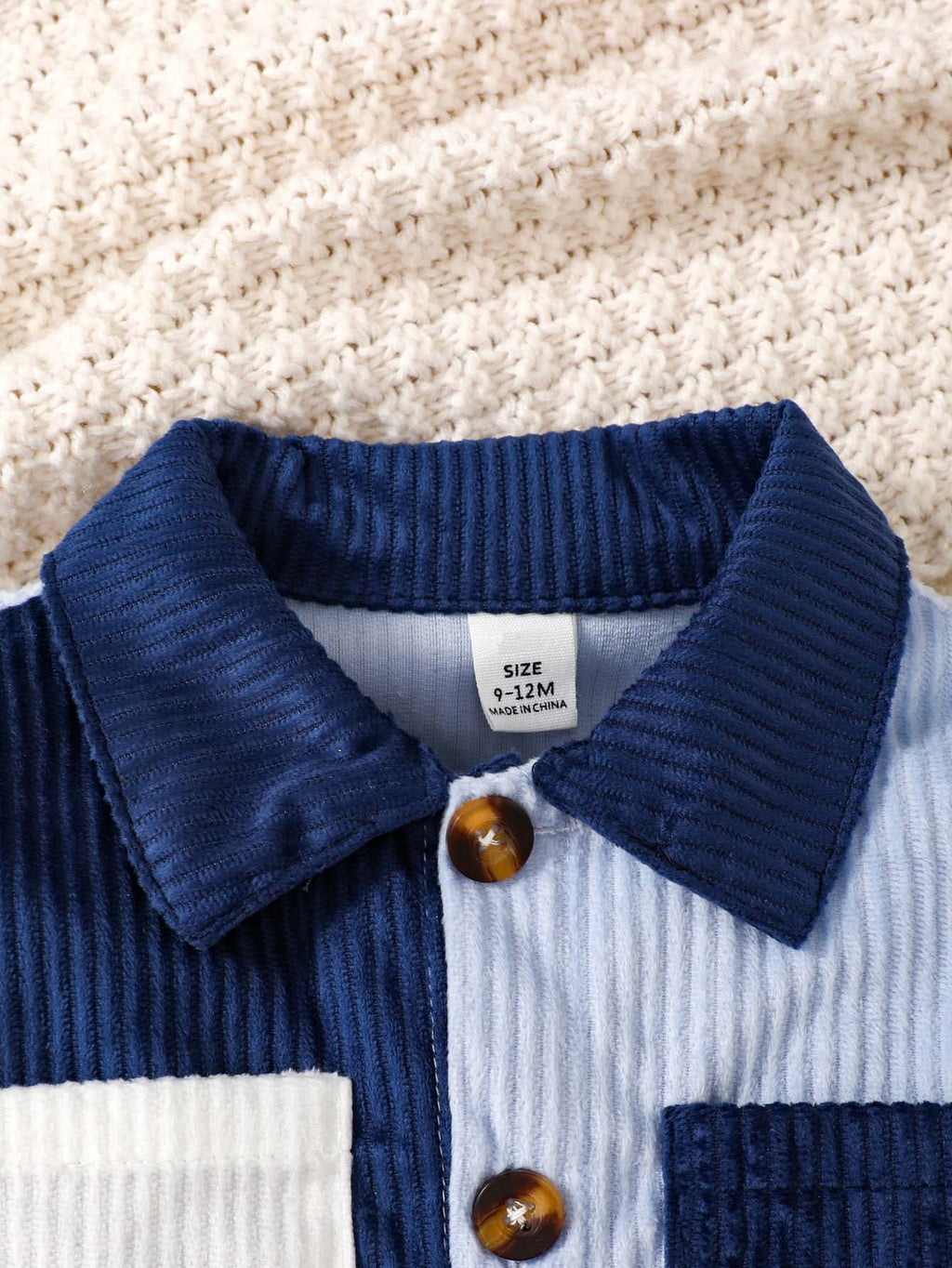 18 Months Baby Boys Clothes 24 Months Boys Long Seeve Tops Toddler Boys Patchwork Jacket Blue