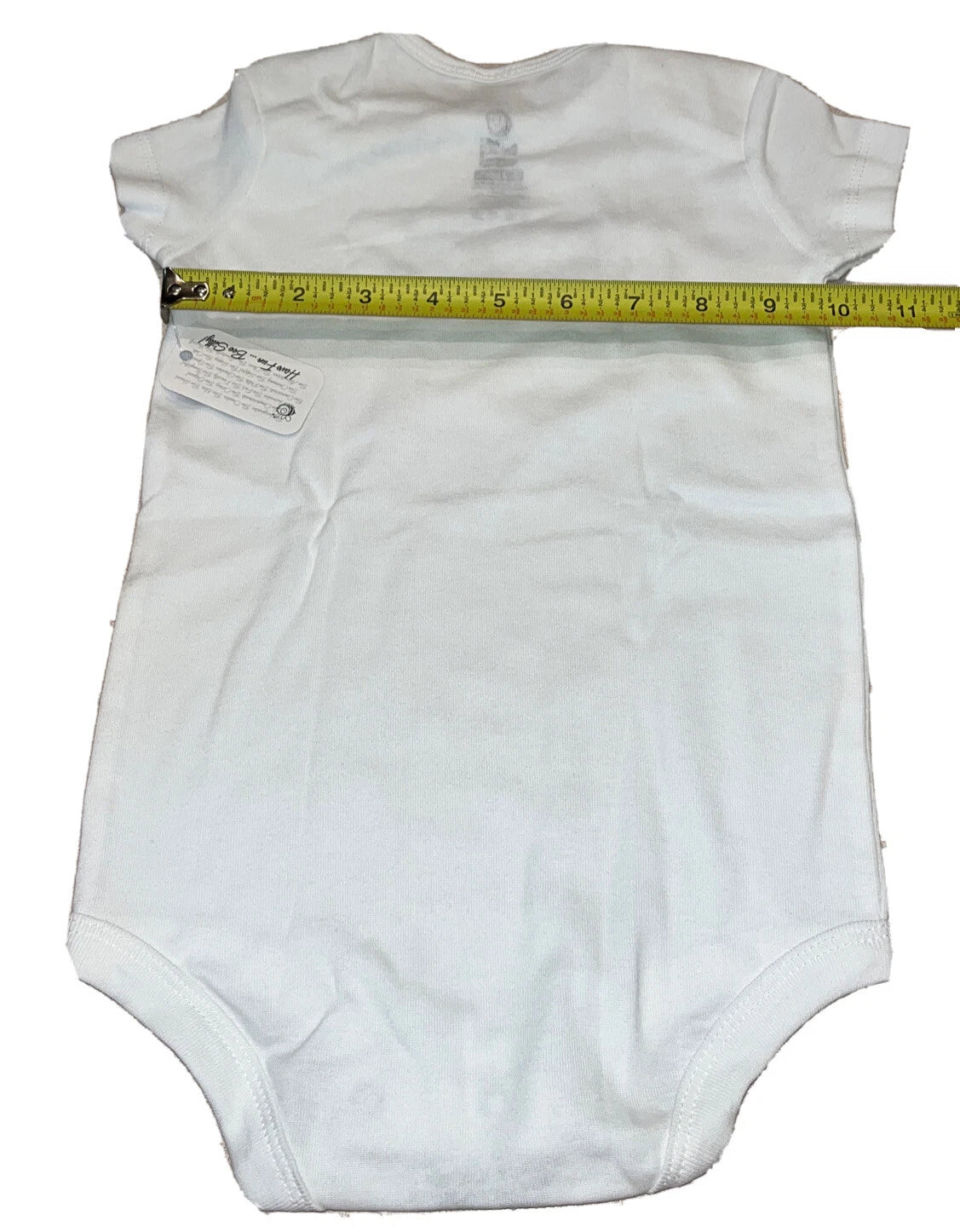 Storm Pooper Infant Baby One-Piece White Romper 12-18 Months NEW With Tags