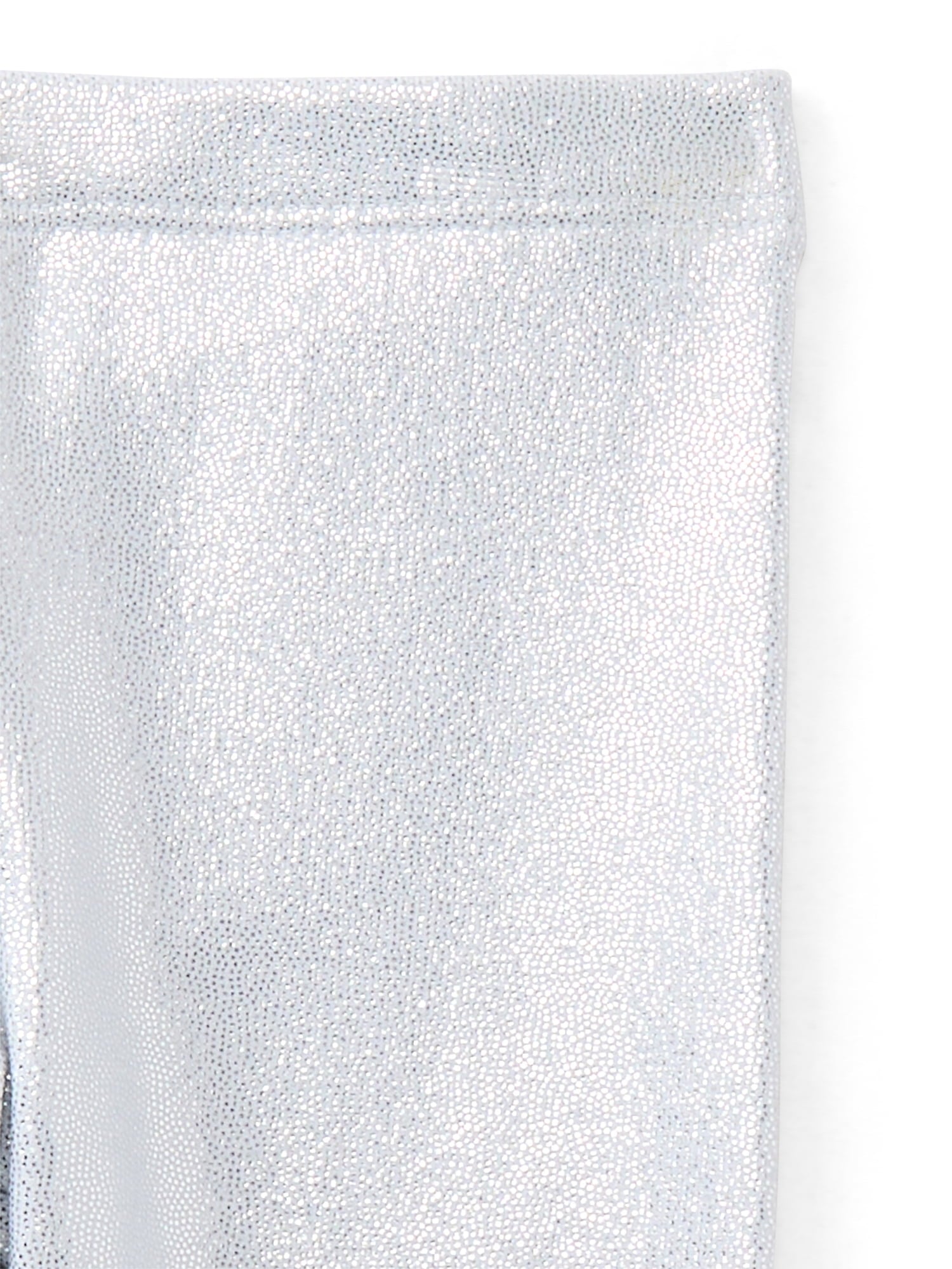 Garanimals Baby Girls Holiday Foil Leggings with Lettuce Edge, Sizes 0-24 Months