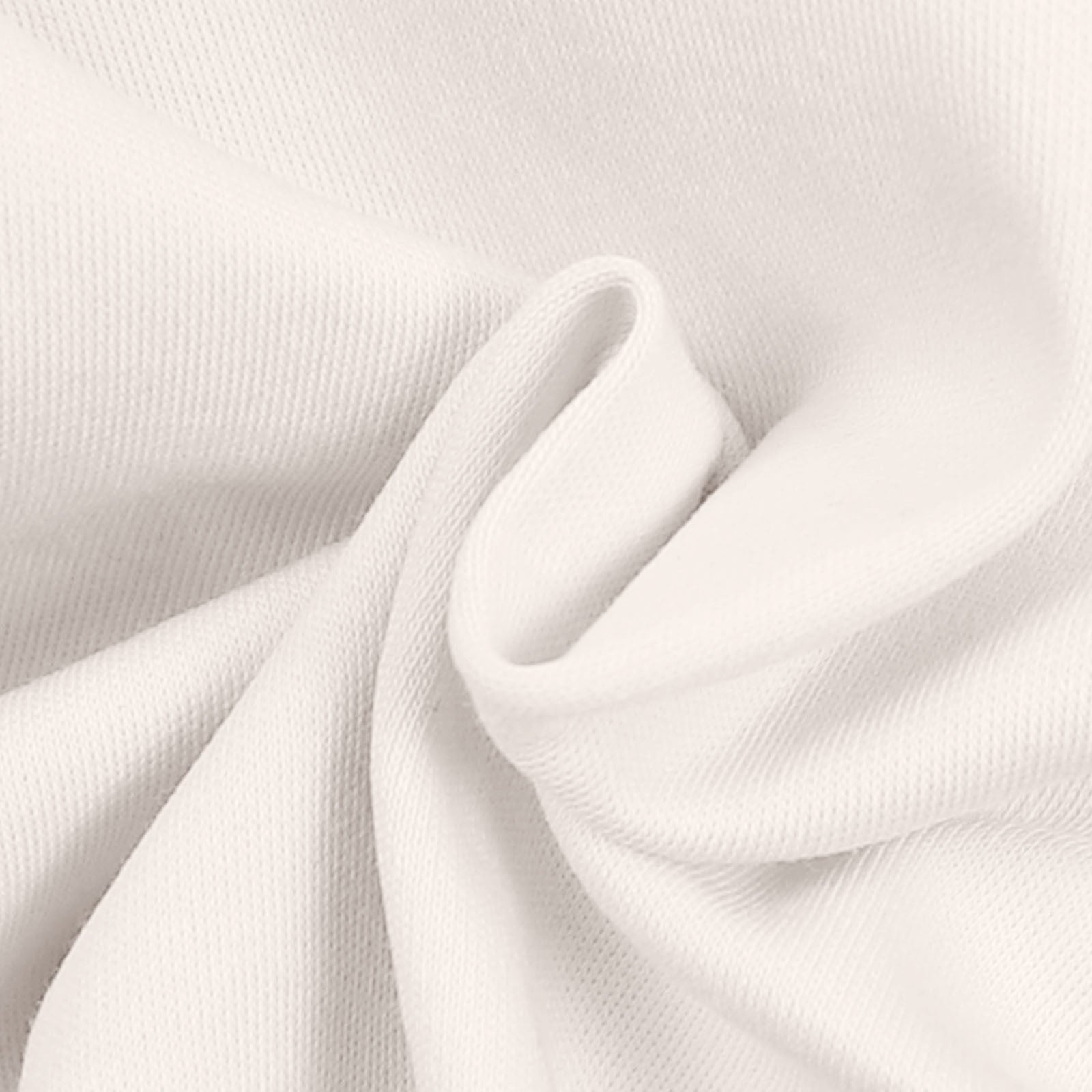 Baby Infant Onesies Soft Cotton Knit Bodysuit Toddlers Newborn Clothes 3M-18M Long Sleeve Button Up Rompers (3-6 Months, White)