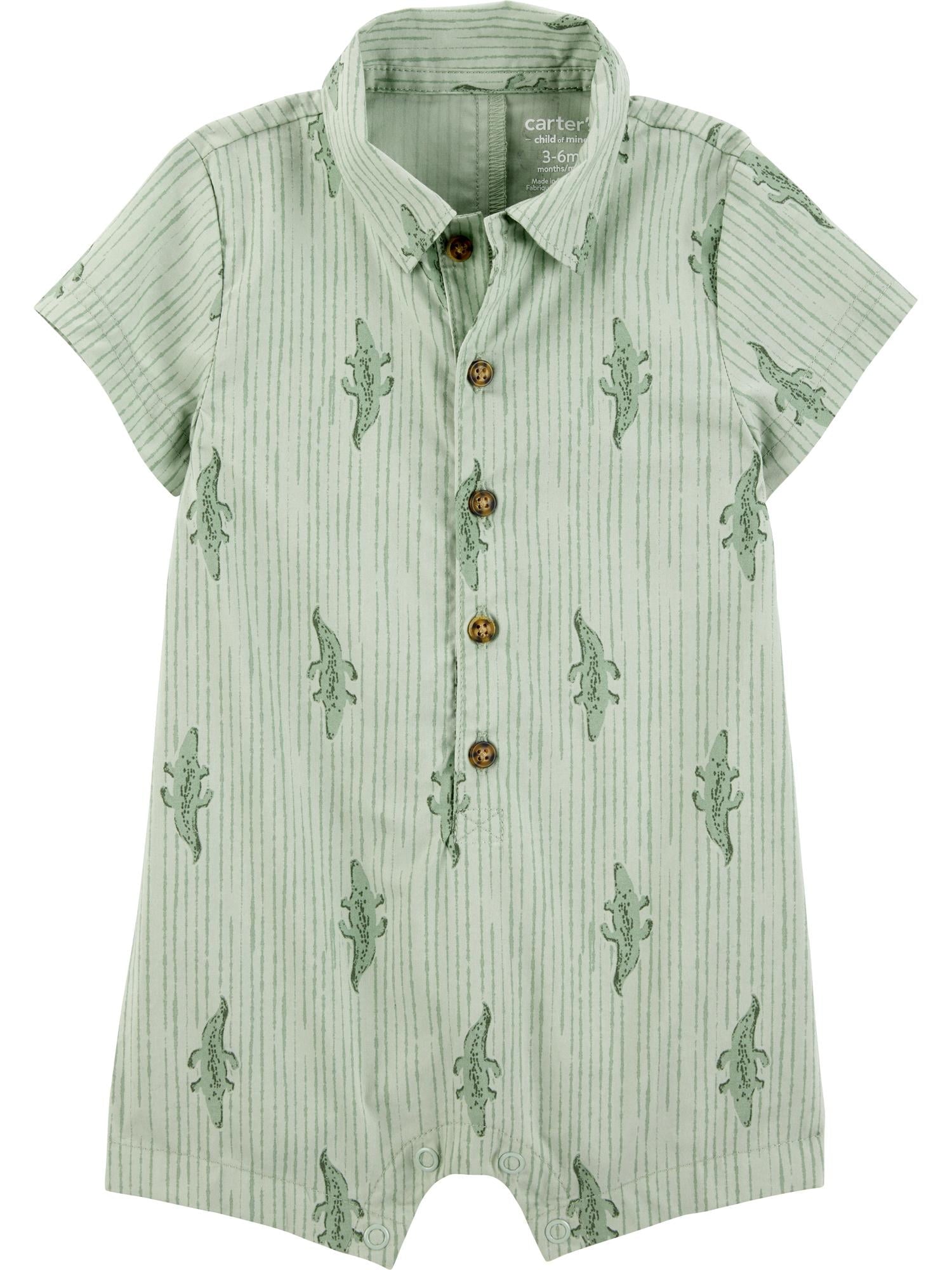 Carter's Child of Mine Baby Boy Romper, Sizes 0/3-24 Months