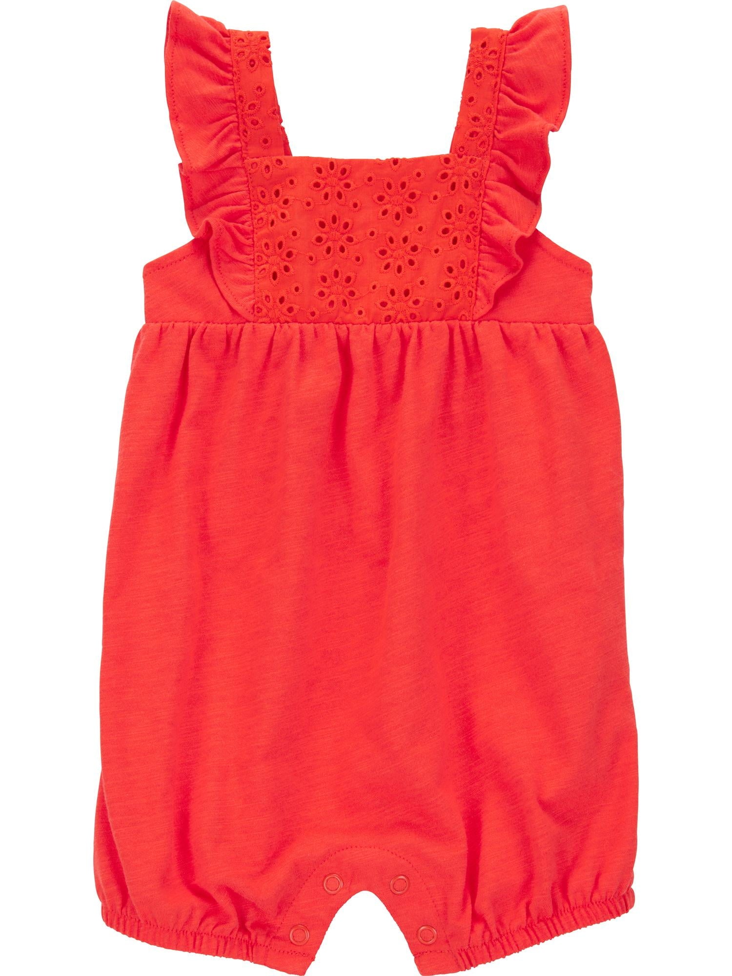 Carter's Child of Mine Baby Girl Romper, One-Piece, Sizes 0/3-24 Months