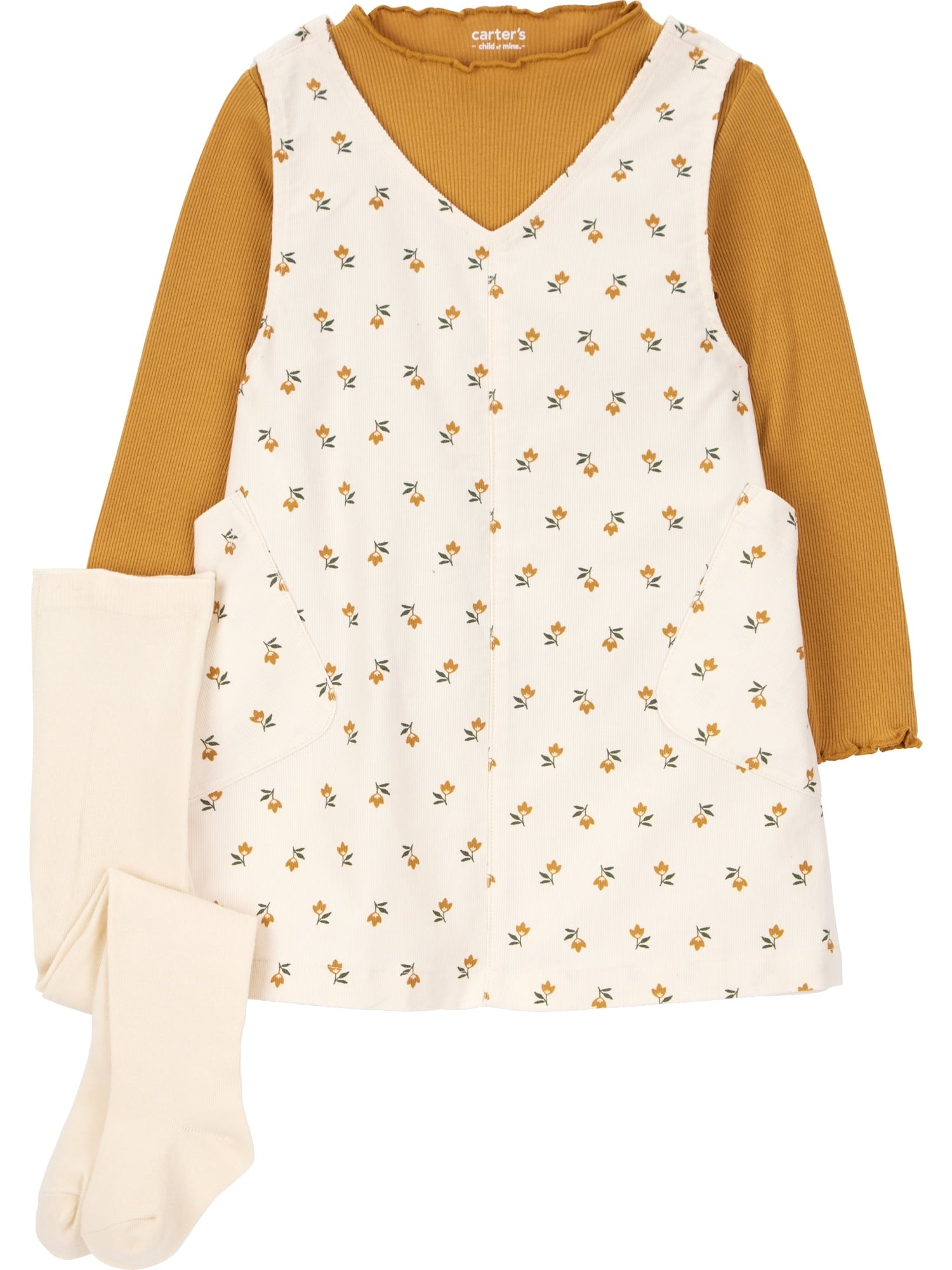 Carter's Child of Mine Toddler Girl Dress Set, 3-Piece, Sizes 12M-5T