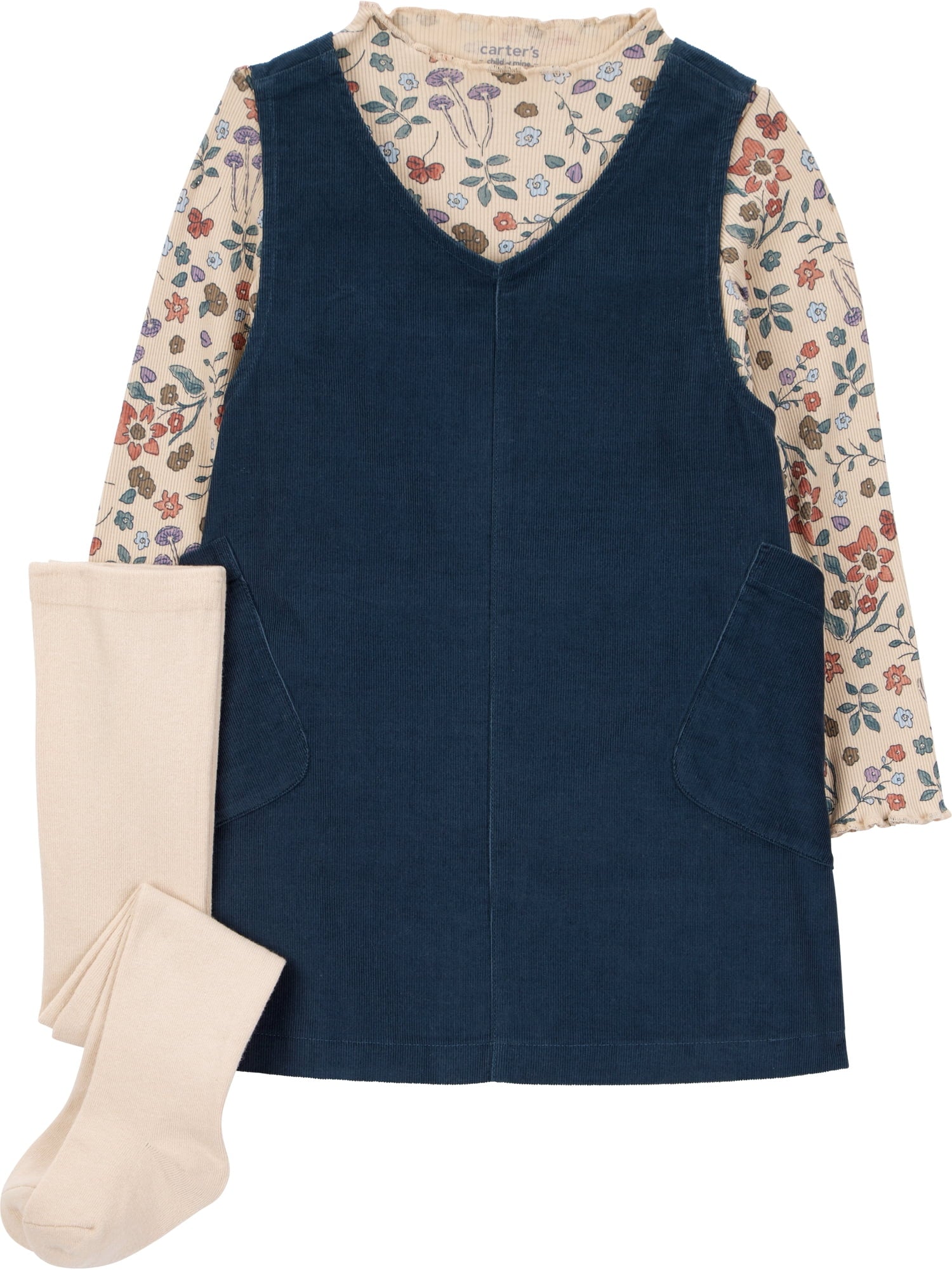 Carter's Child of Mine Toddler Girl Dress Set, 3-Piece, Sizes 12M-5T