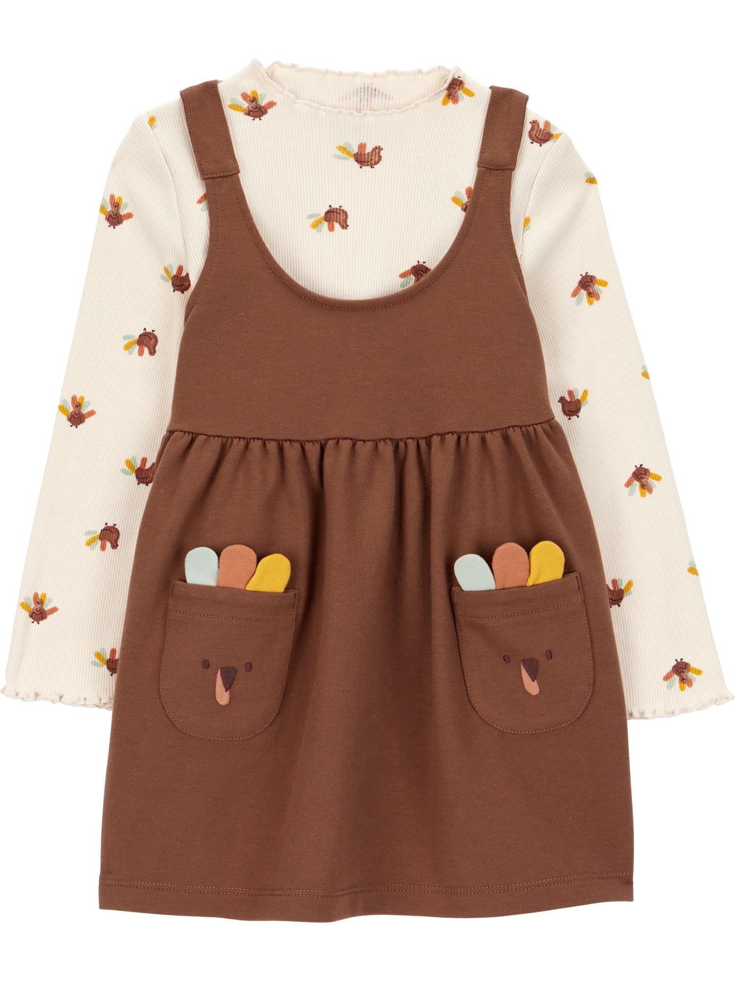 Carter's Child of Mine Toddler Girl Dress Set, 3-Piece, Sizes 12M-5T