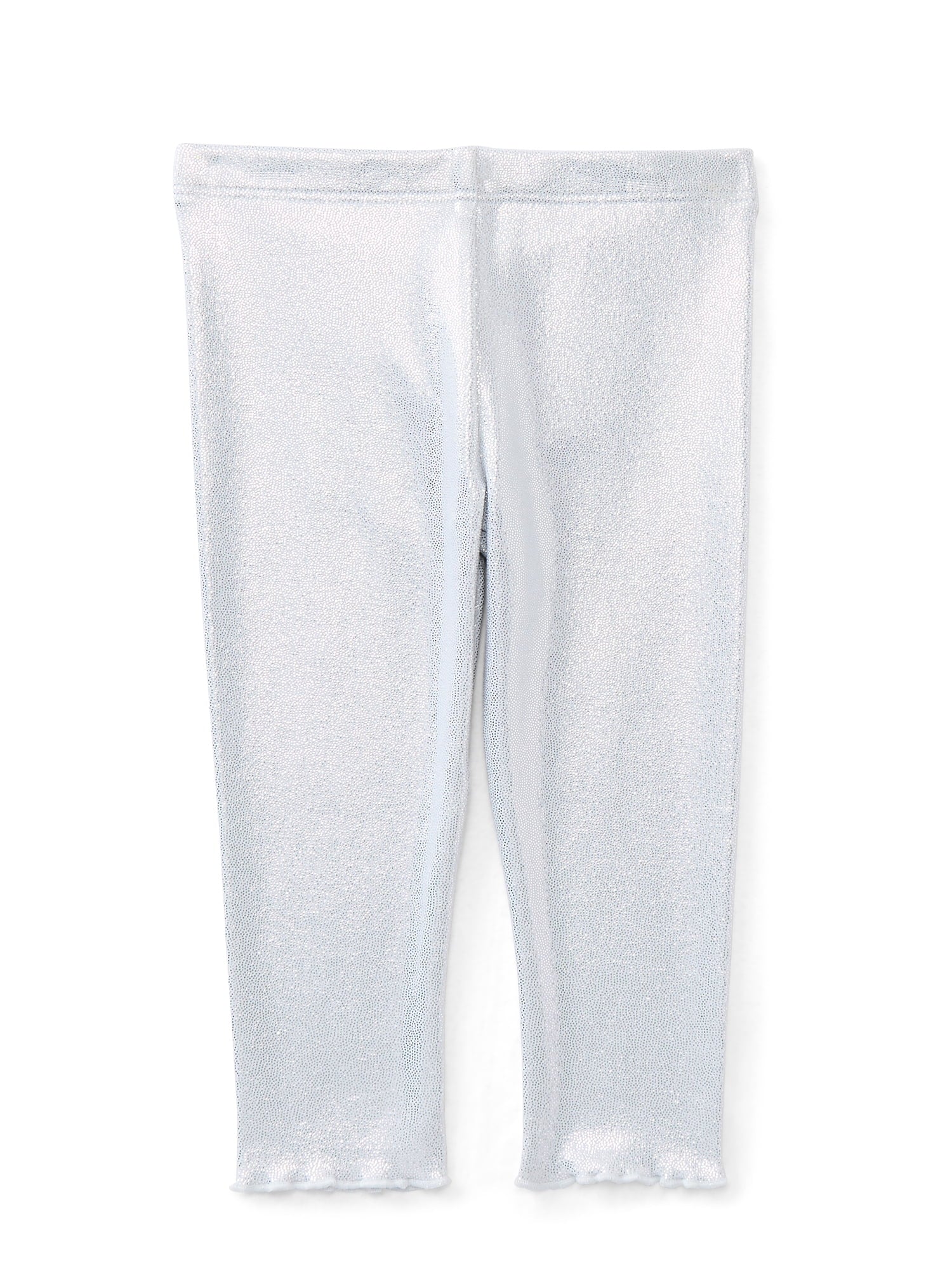 Garanimals Baby Girls Holiday Foil Leggings with Lettuce Edge, Sizes 0-24 Months