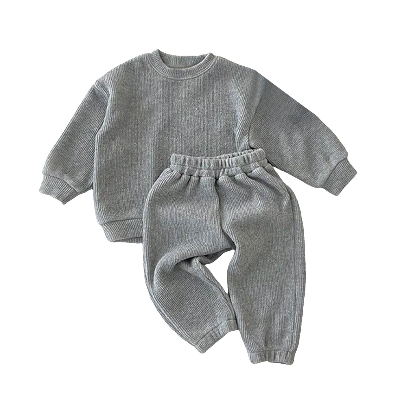 Gerichy Toddler Baby Boy Clothes Fall Winter Outfit, Baby Boys Outfit 2PCS Sweatshirt and Jogger Pants Set Cute Outfits Toddler Sports Set Casual Loose Two Piece Set Fall Winter Clothing Set