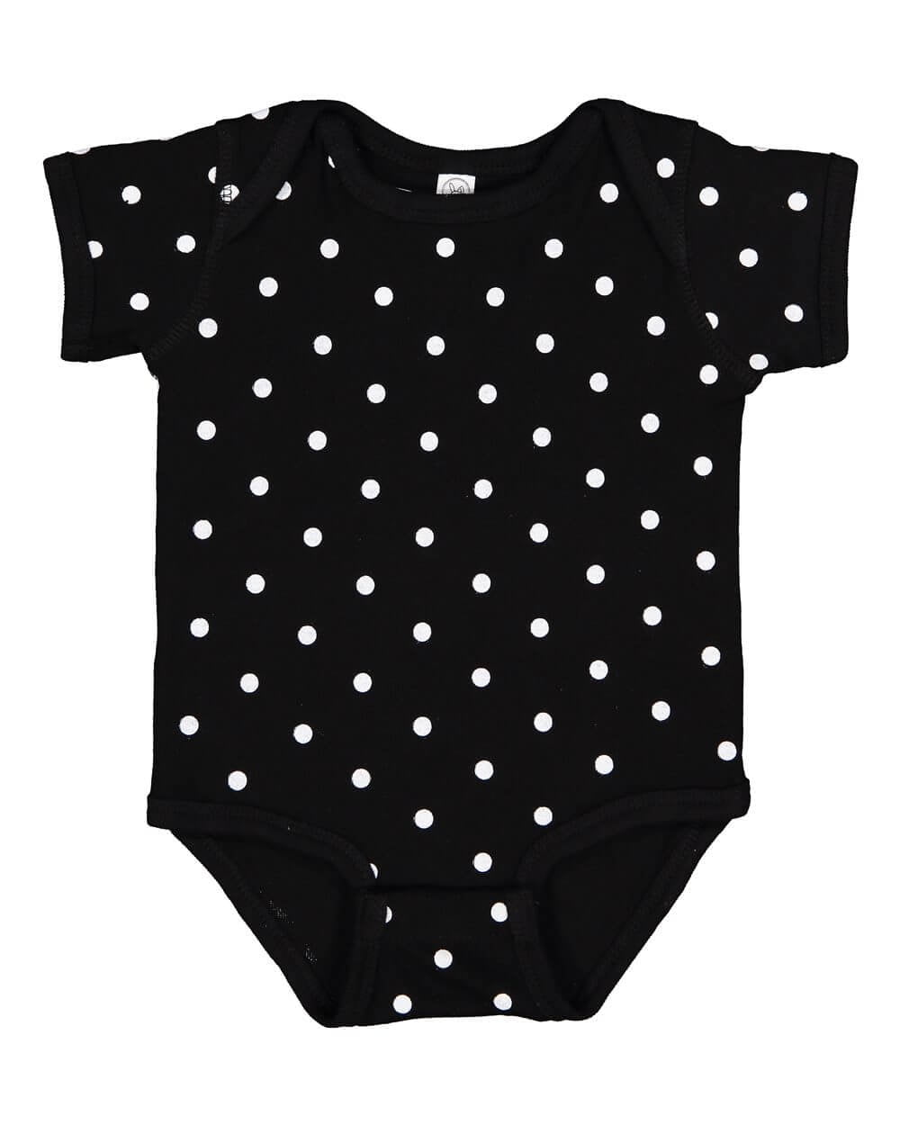 Infant Baby Rib Bodysuit , Black , NB