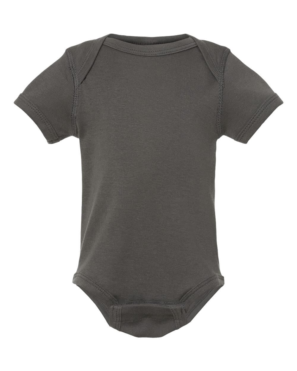 Infant Baby Rib Bodysuit , Black , NB