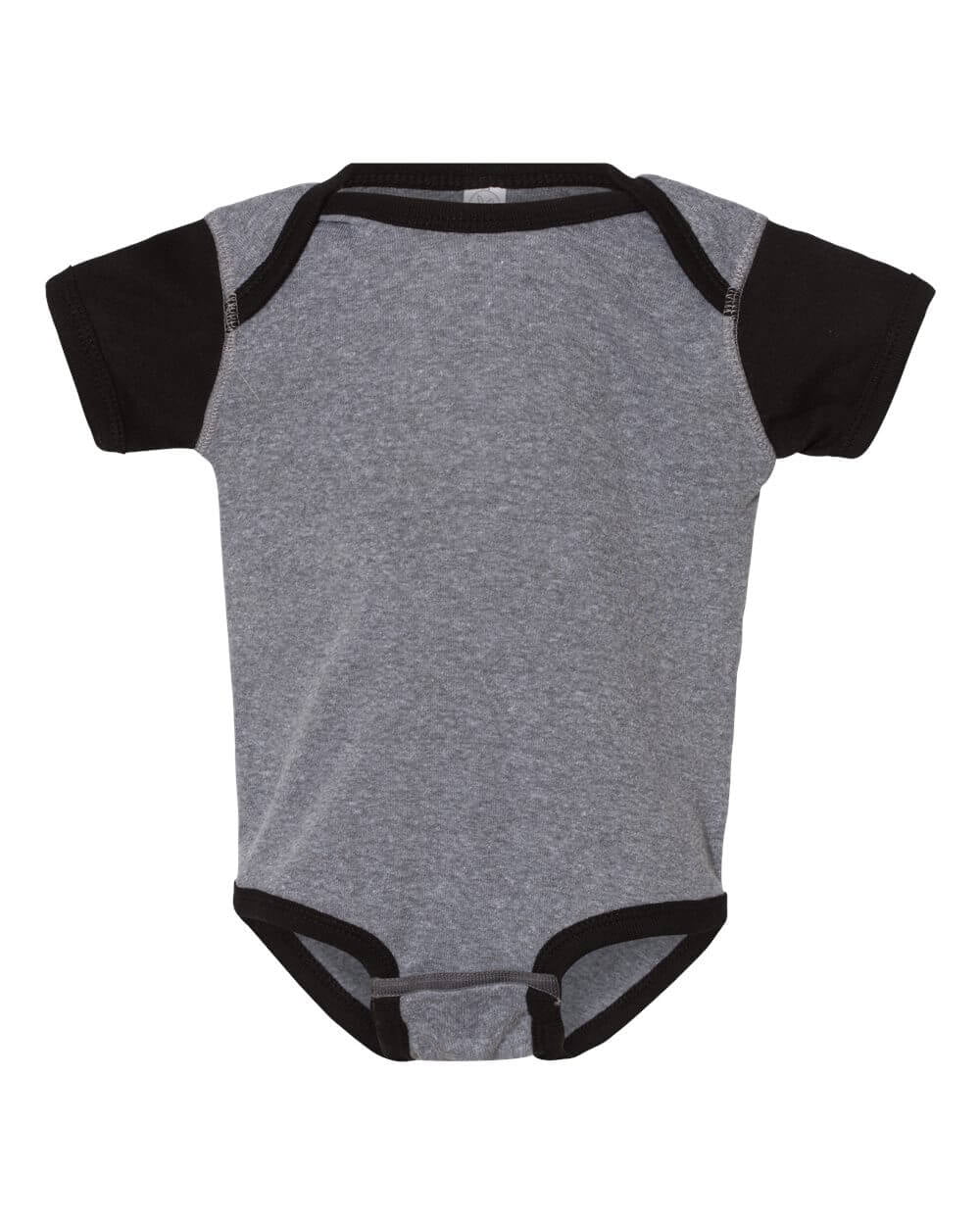 Infant Baby Rib Bodysuit , Black , NB