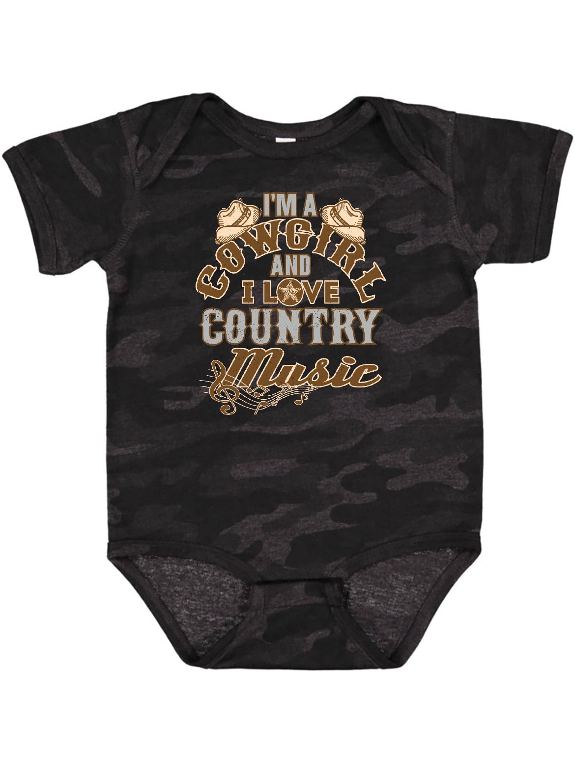 Inktastic Cowgirl Country Music Lover Girls Baby Bodysuit