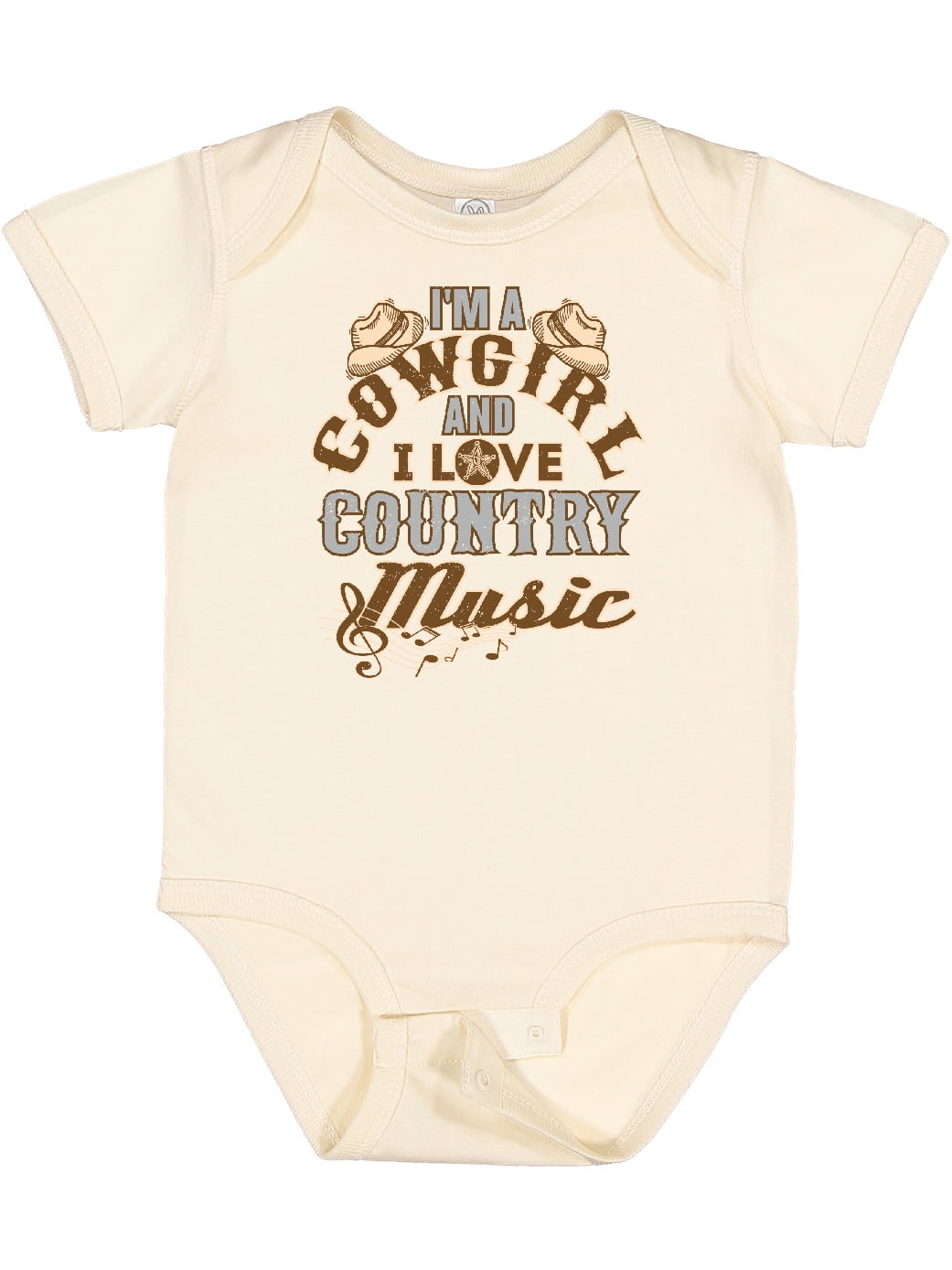 Inktastic Cowgirl Country Music Lover Girls Baby Bodysuit