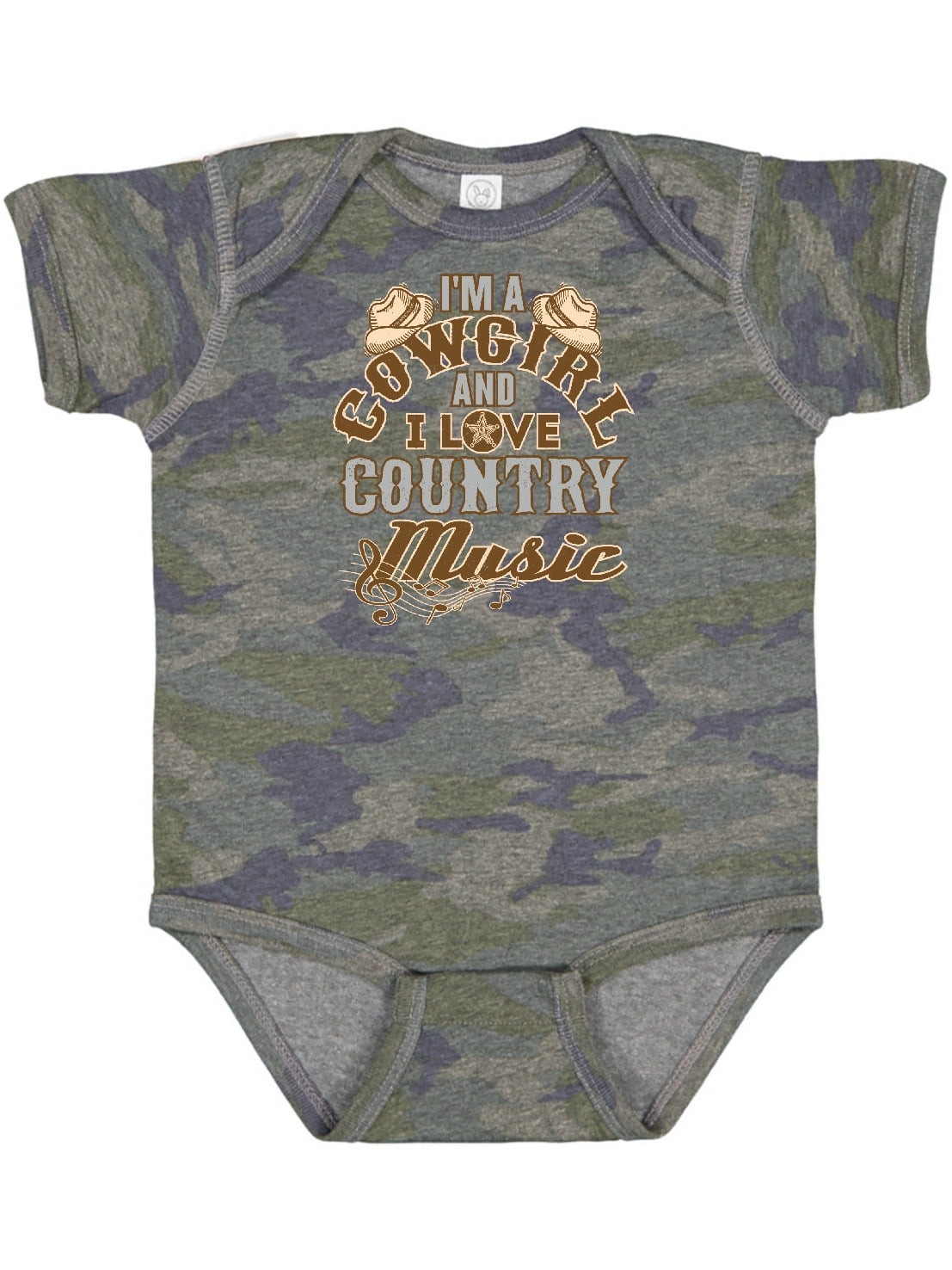 Inktastic Cowgirl Country Music Lover Girls Baby Bodysuit