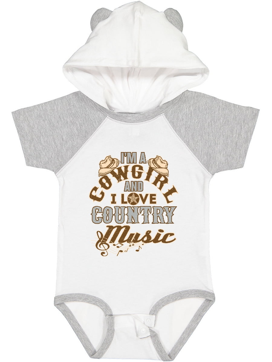 Inktastic Cowgirl Country Music Lover Girls Baby Bodysuit
