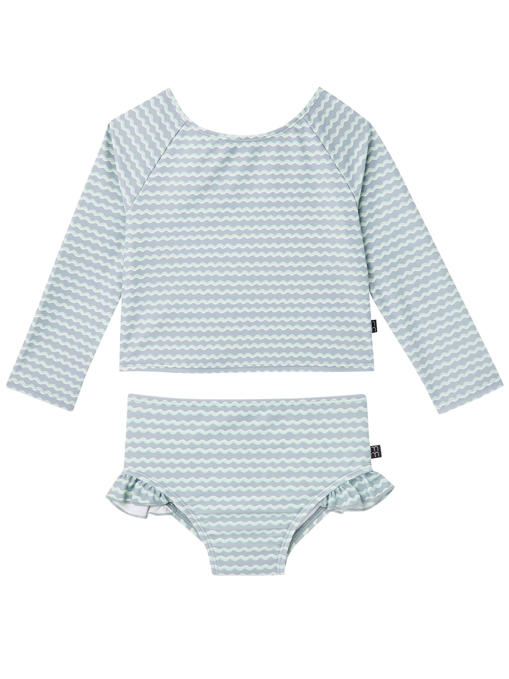 Modern Moments by Gerber Baby and Toddler Girl Keyhole Rashguard Set, 2-Piece, Sizes 0/3M-5T