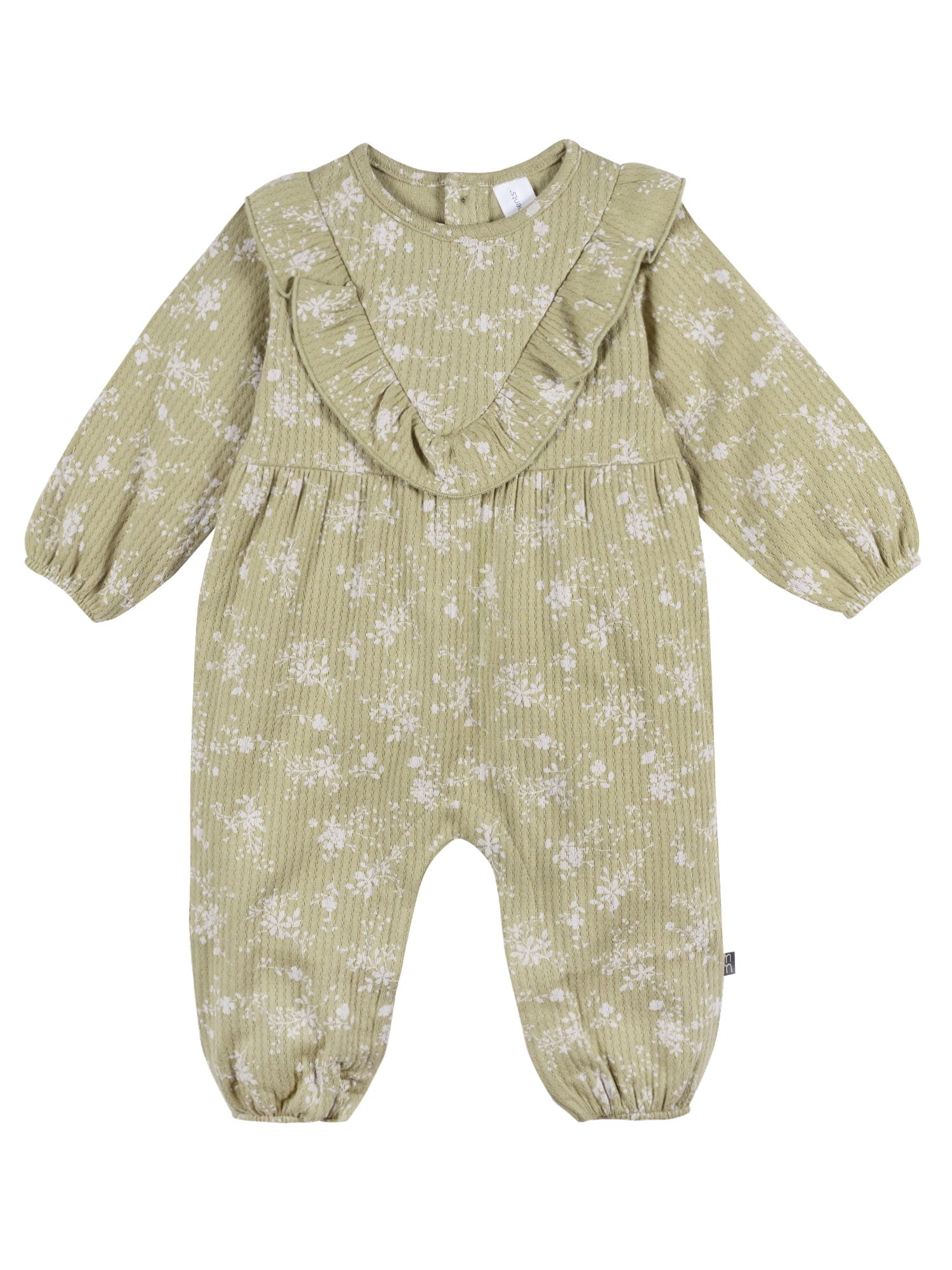 Modern Moments by Gerber Baby Girl Ruffle Romper, Sizes 0/3 Months - 24 Months