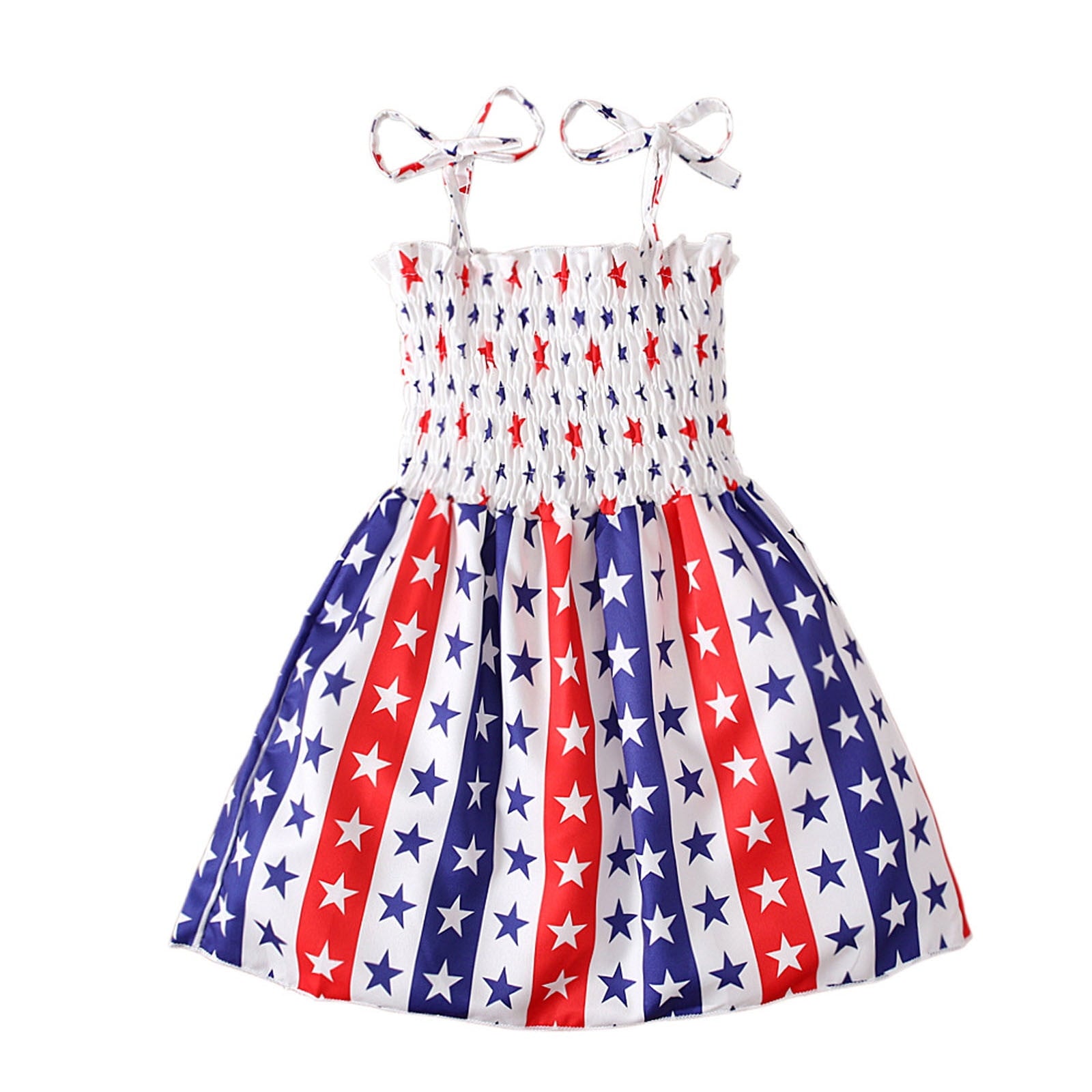 OAVQHLG3B 4th of July Baby Girl Outfits 4th of July Outfit Independence Day Shirt Skirt Set American Flag Summer Clothes