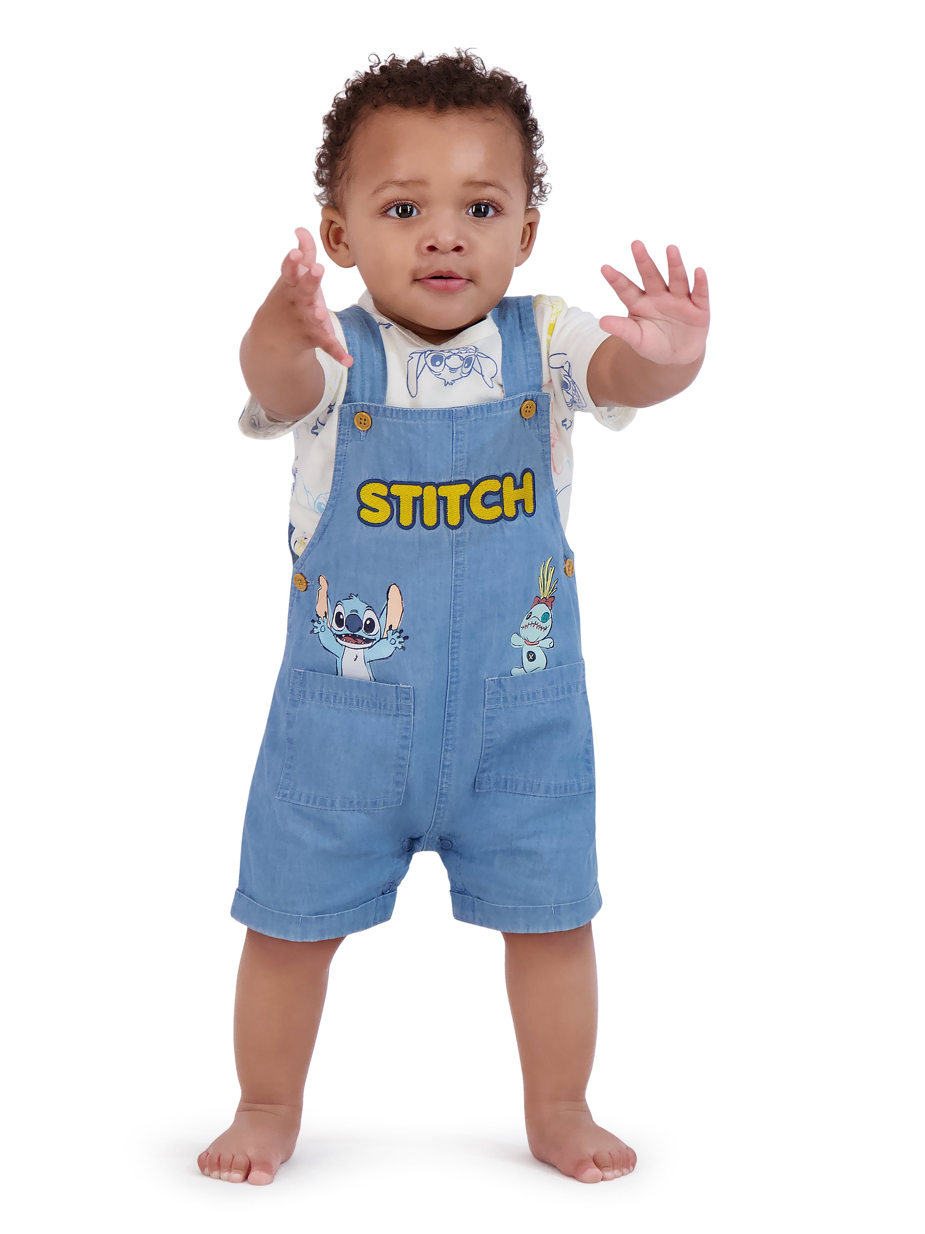 Bluey Baby Boy Shortall Set, Sizes 0/3 Months-24 Months