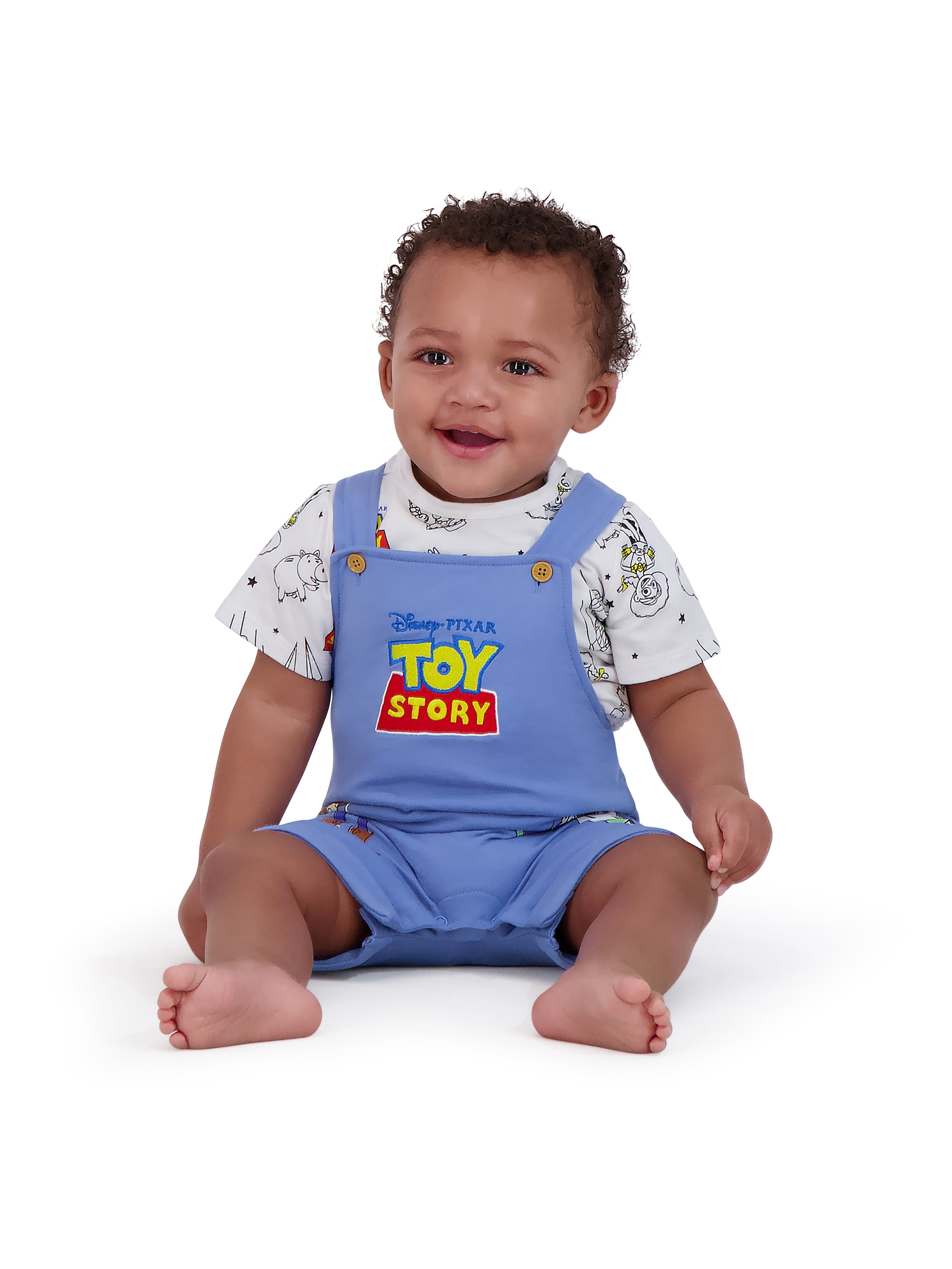 Bluey Baby Boy Shortall Set, Sizes 0/3 Months-24 Months