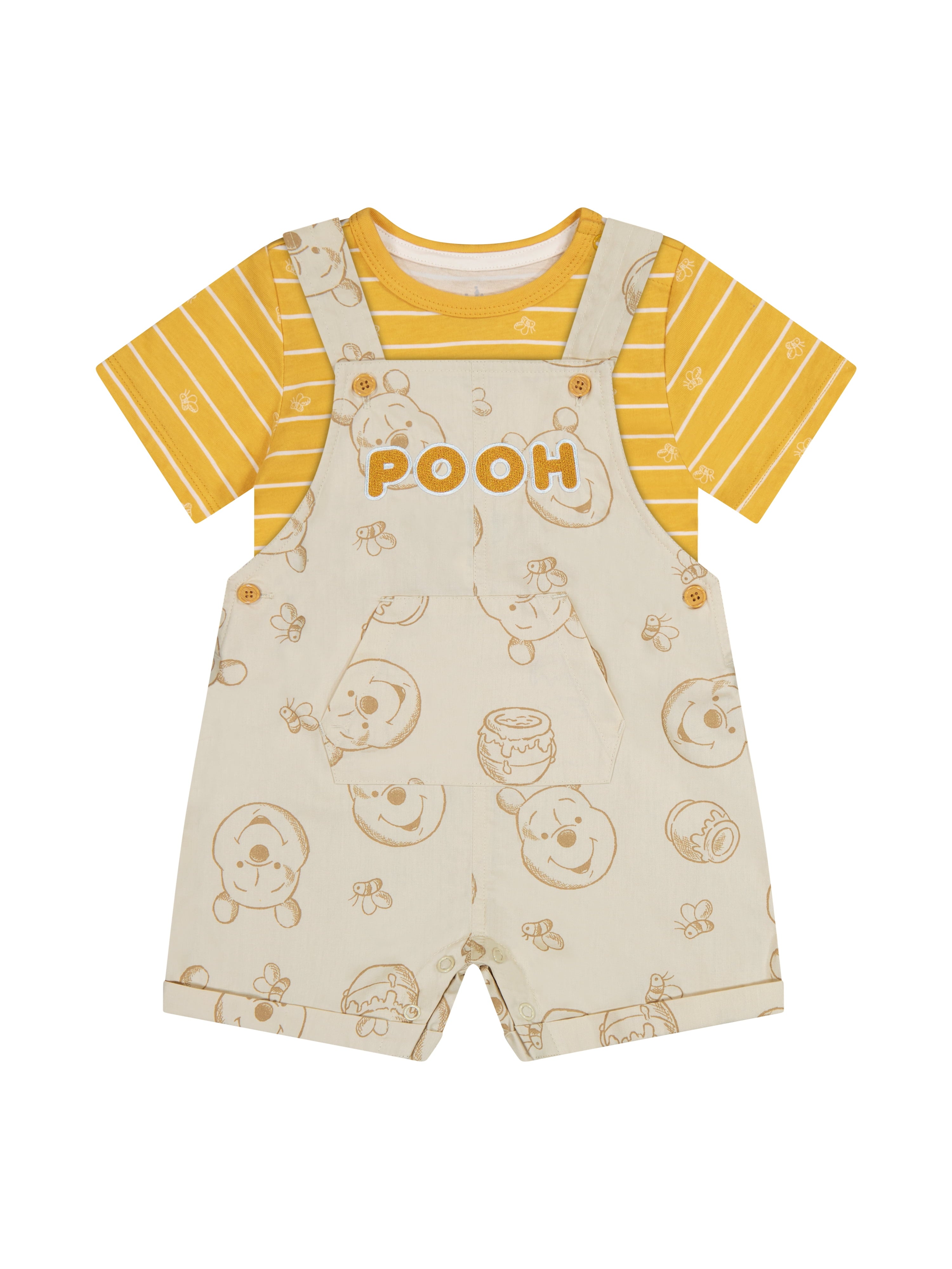 Bluey Baby Boy Shortall Set, Sizes 0/3 Months-24 Months