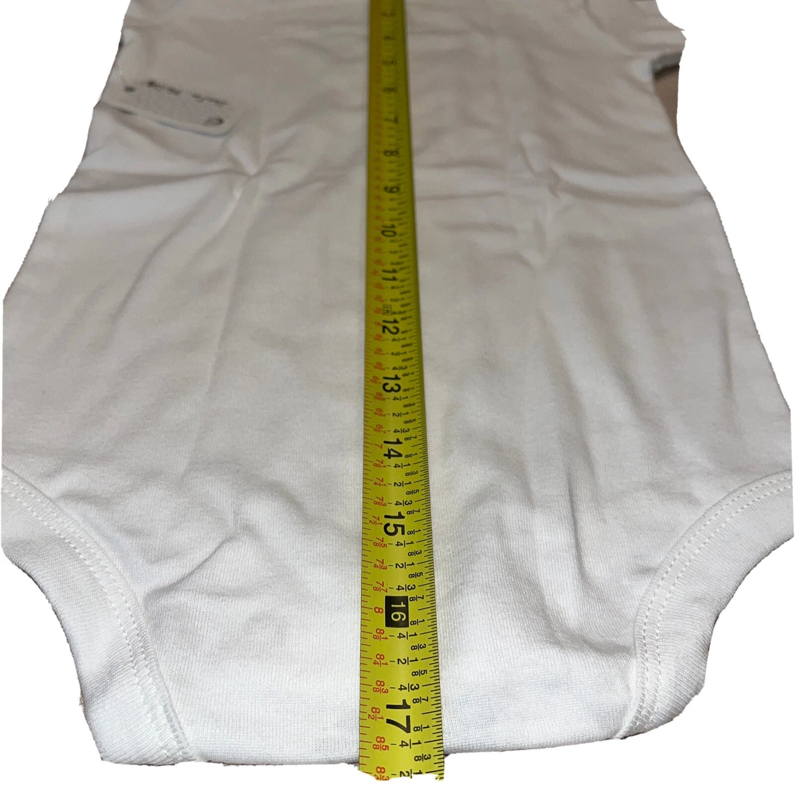 Storm Pooper Infant Baby One-Piece White Romper 12-18 Months NEW With Tags