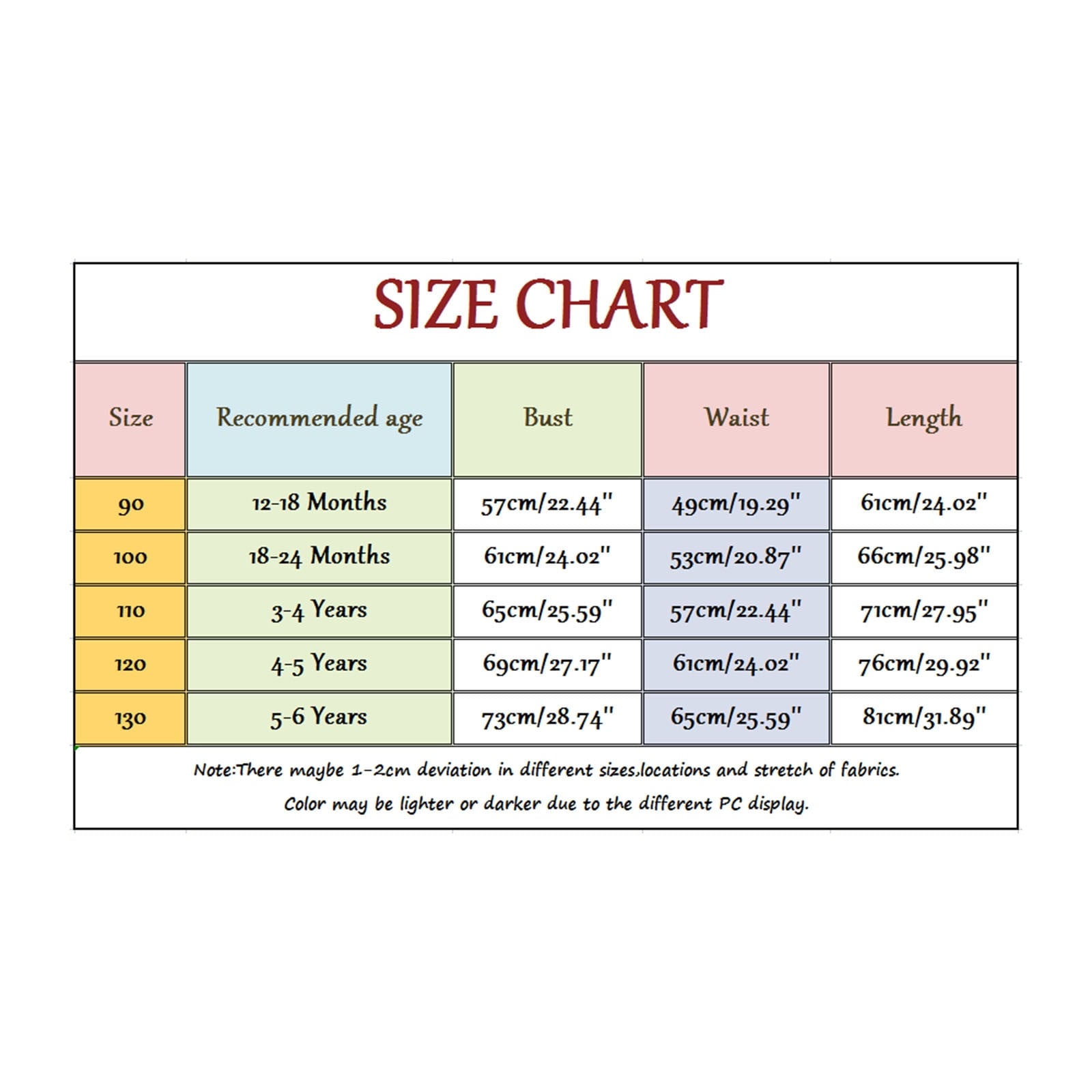 Baby Girls Dresses Kids Cute Christmas Cartoon Prints Bowknot Princess Dress Size 18-24 Months,Red