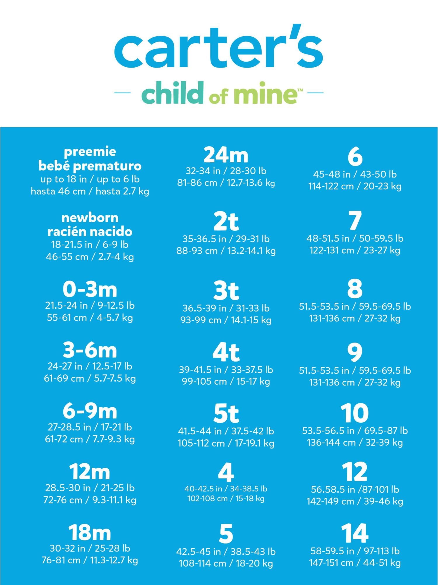 Carter's Child of Mine Baby Boy Outfit Set, 2-Piece, Sizes 0/3-24 Months