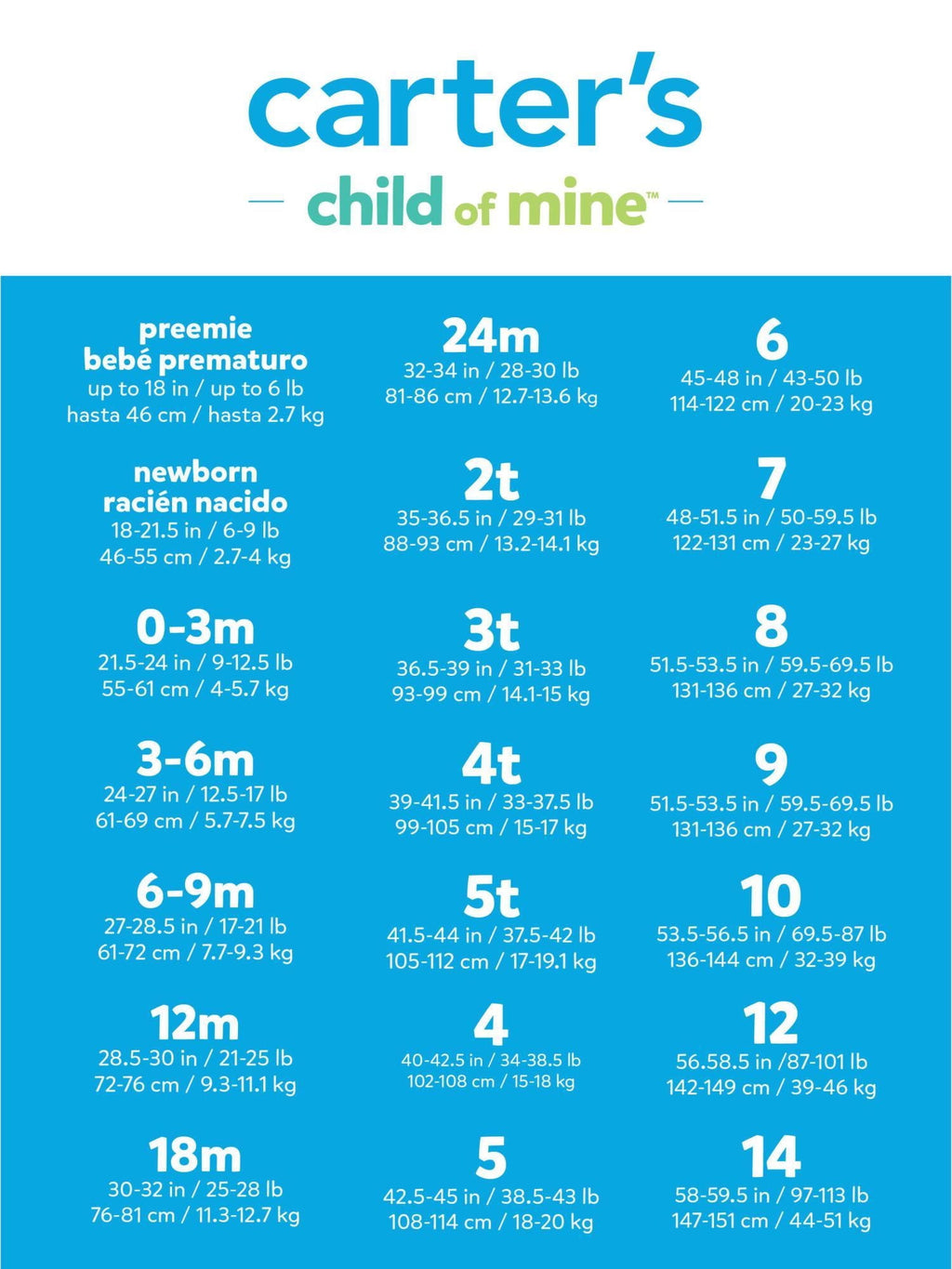 Carter's Child of Mine Baby Boy Romper, Sizes 0/3-24 Months